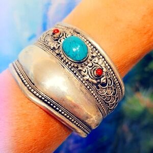 Tibetan Hand Crafted Bangle Bracelet